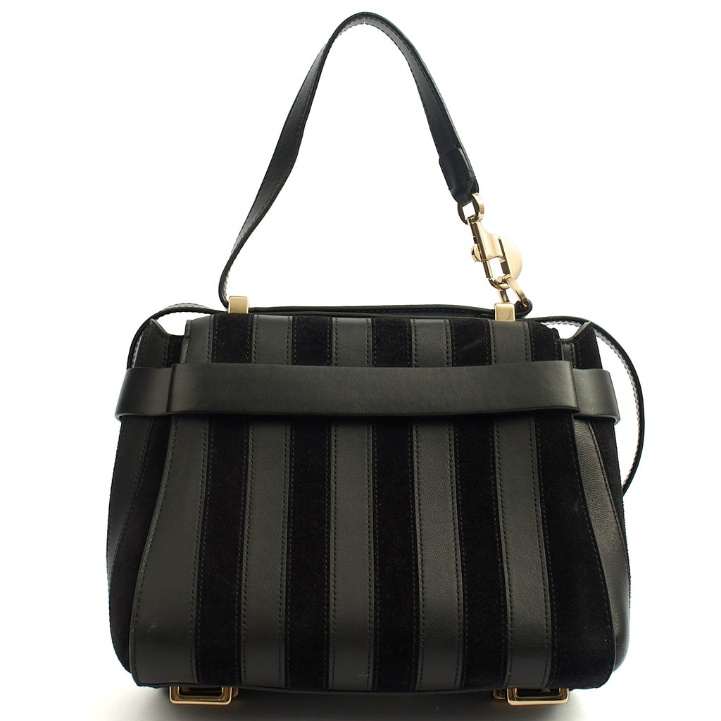 Chloe Backpack Nacha in Black, Leather