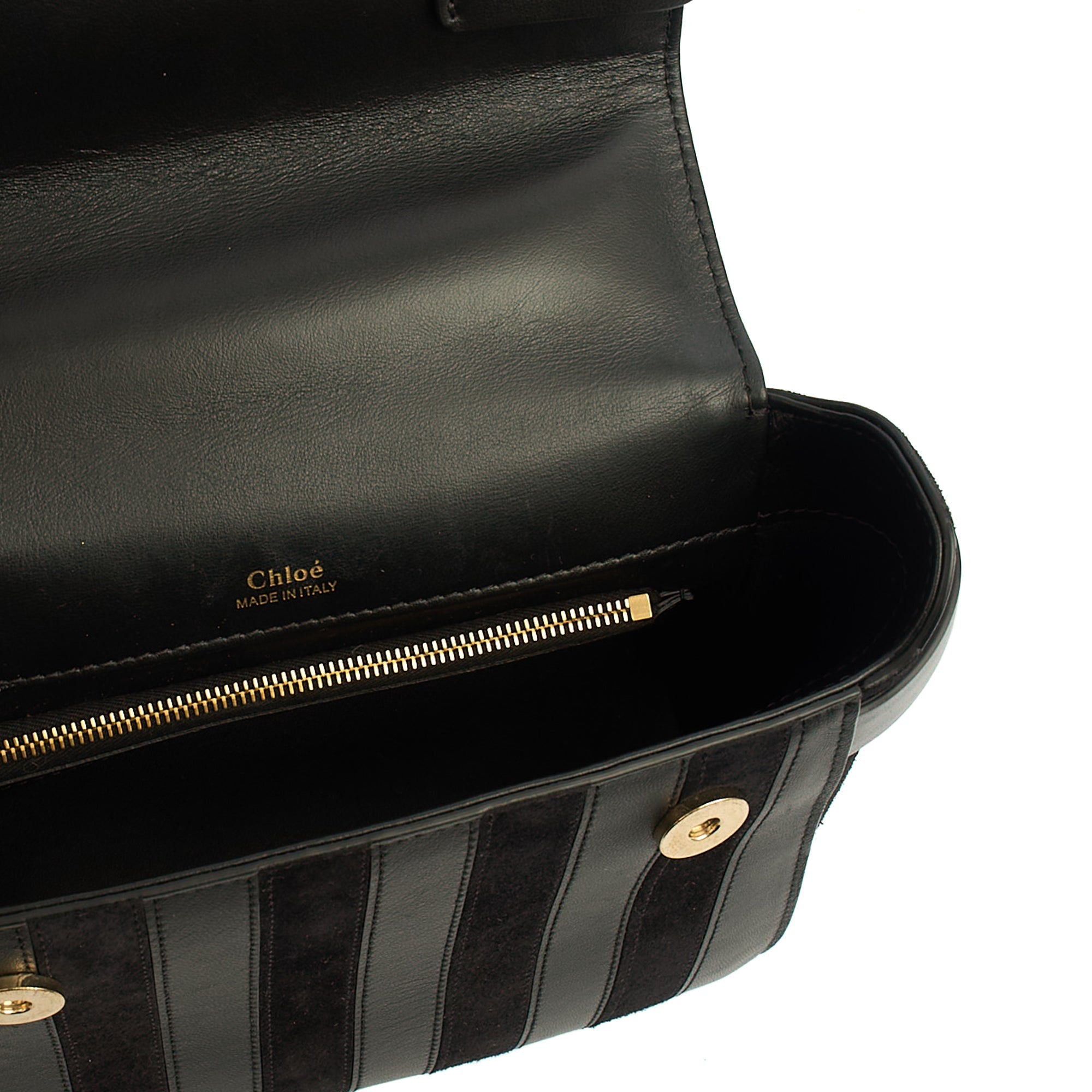 Chloe Backpack Nacha in Black, Leather