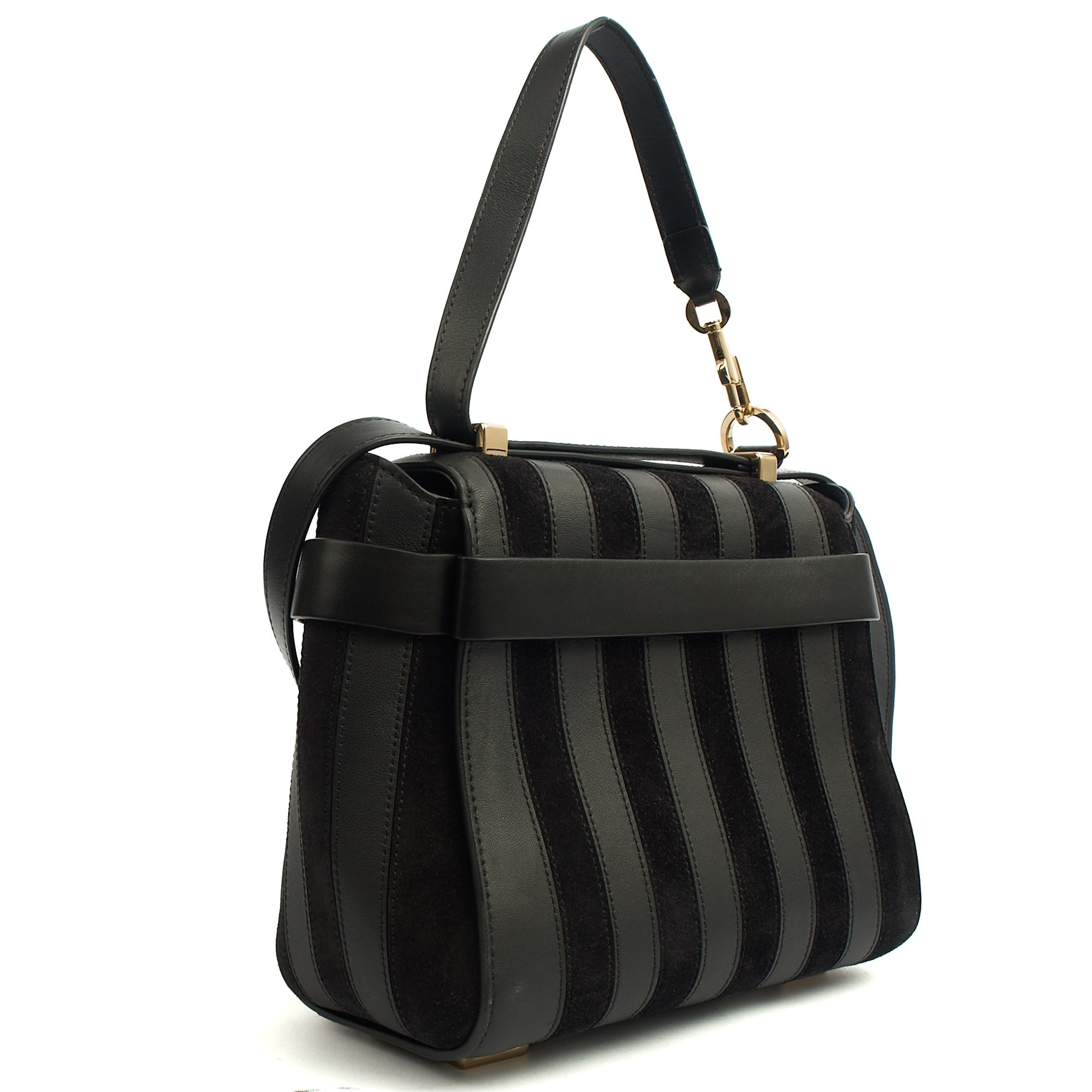 Chloe Backpack Nacha in Black, Leather