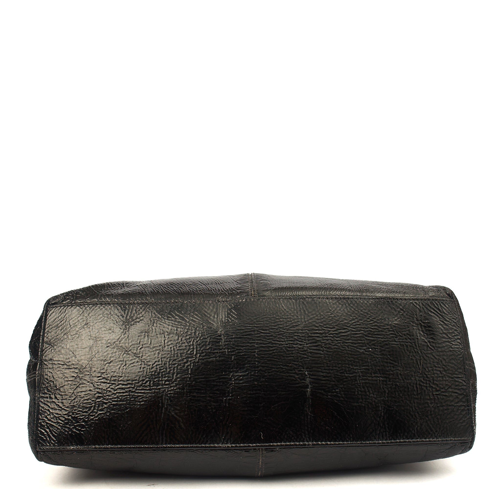 Mulberry Tote Somerset Tote in Black, Crinkle Patent