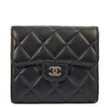 Chanel Wallet Flap Wallet in Black, Lambskin Leather