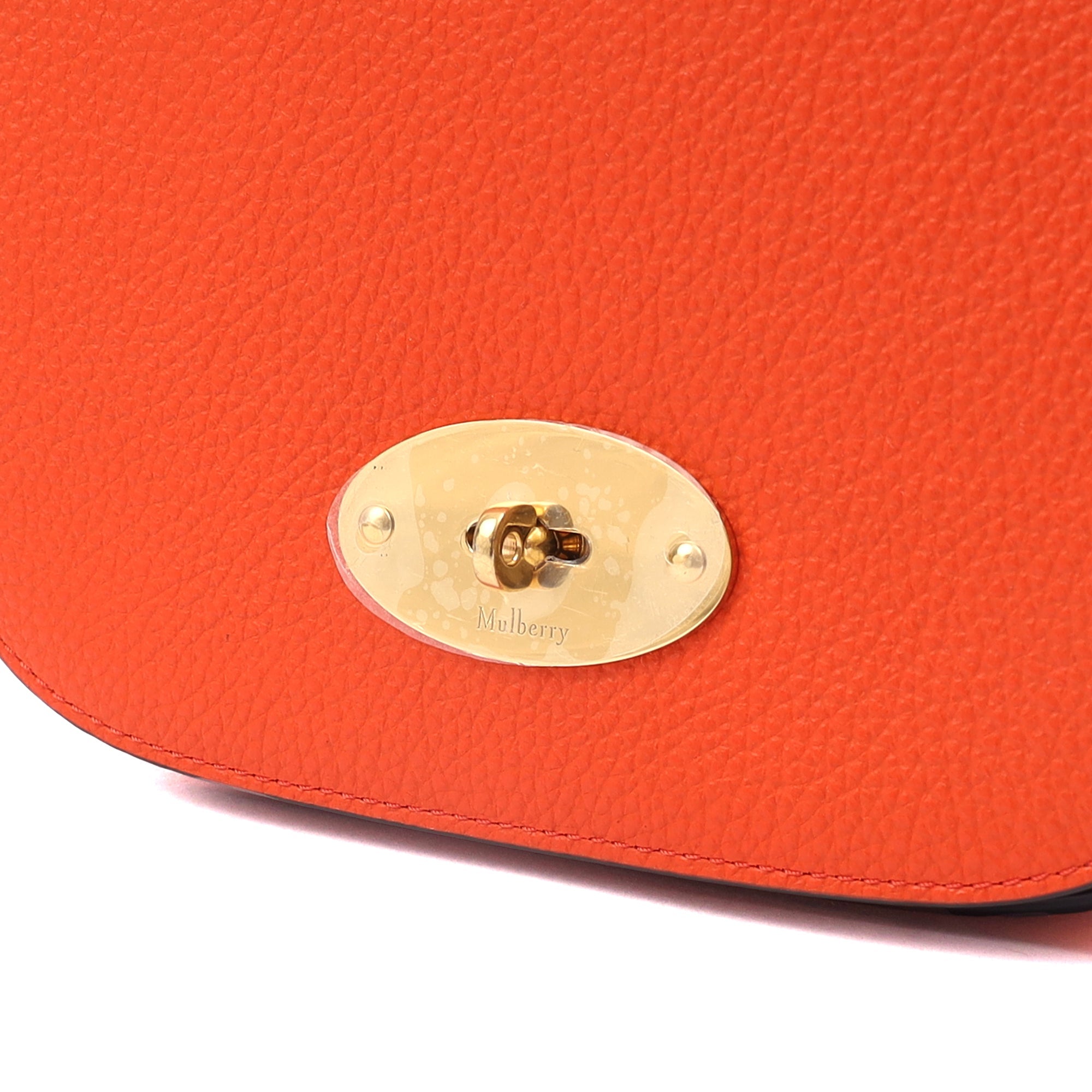 Mulberry Cross Body Darley Shoulder Bag  in Orange, Leather