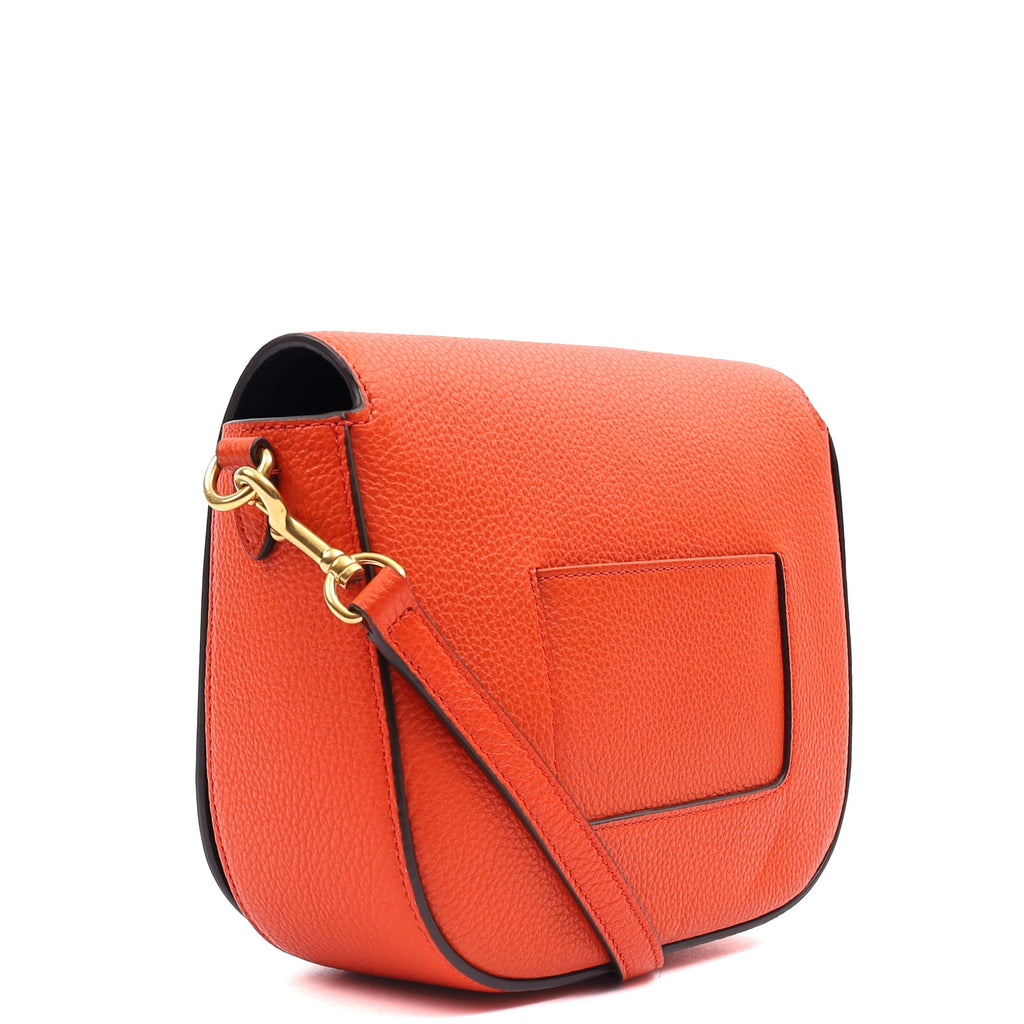 Mulberry Cross Body Darley Shoulder Bag  in Orange, Leather