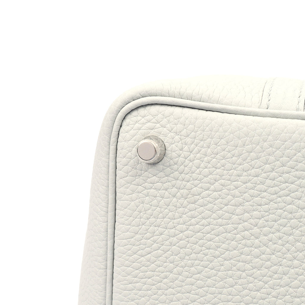 Hermes Bucket Bag Picotin 18 in Bleu Pale, Clemence Leather