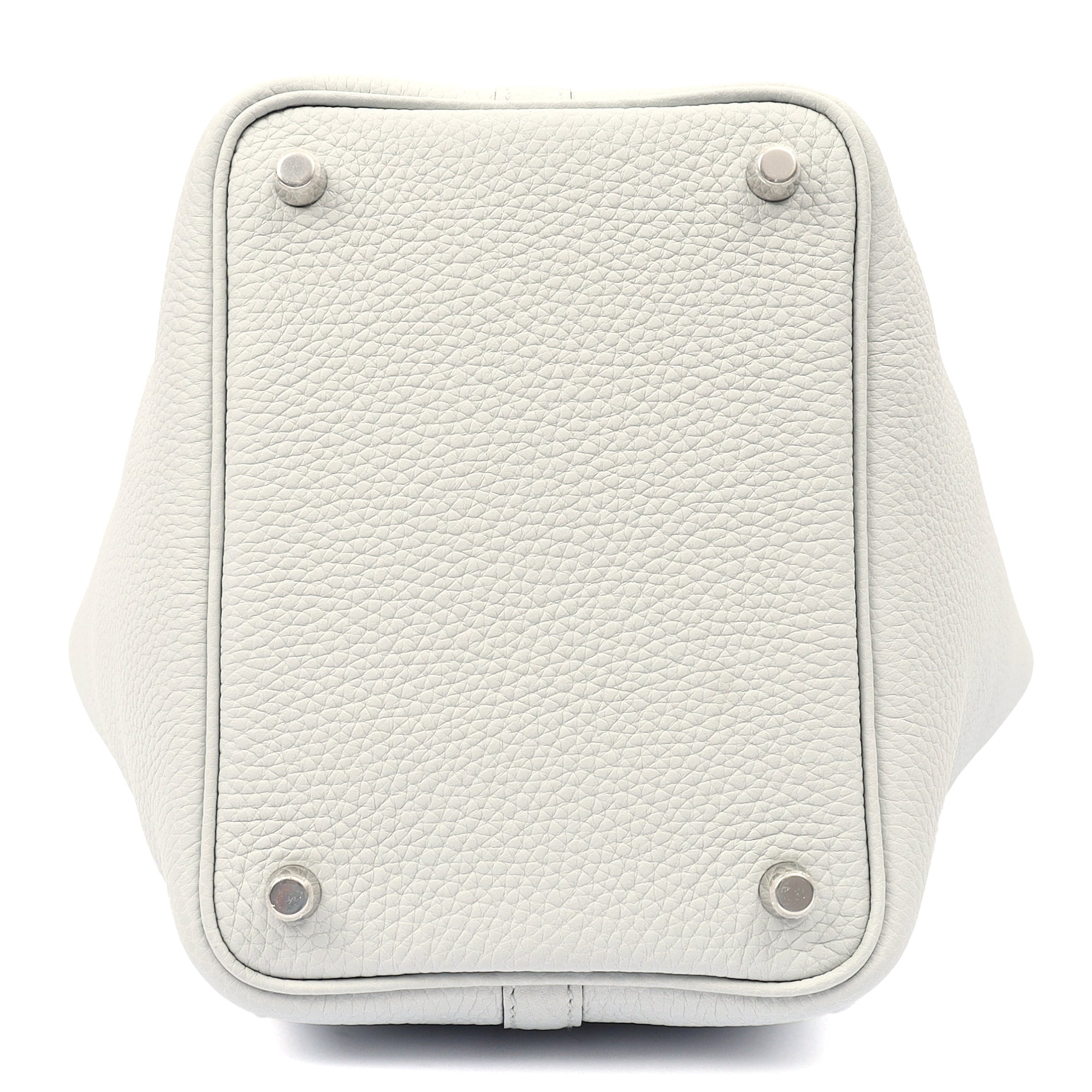 Hermes Bucket Bag Picotin 18 in Bleu Pale, Clemence Leather