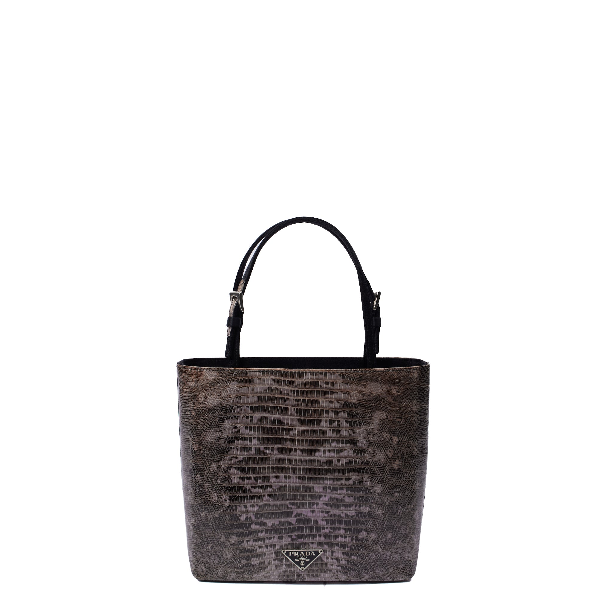 Prada Mini Bag Tote in Neutral, Leather
