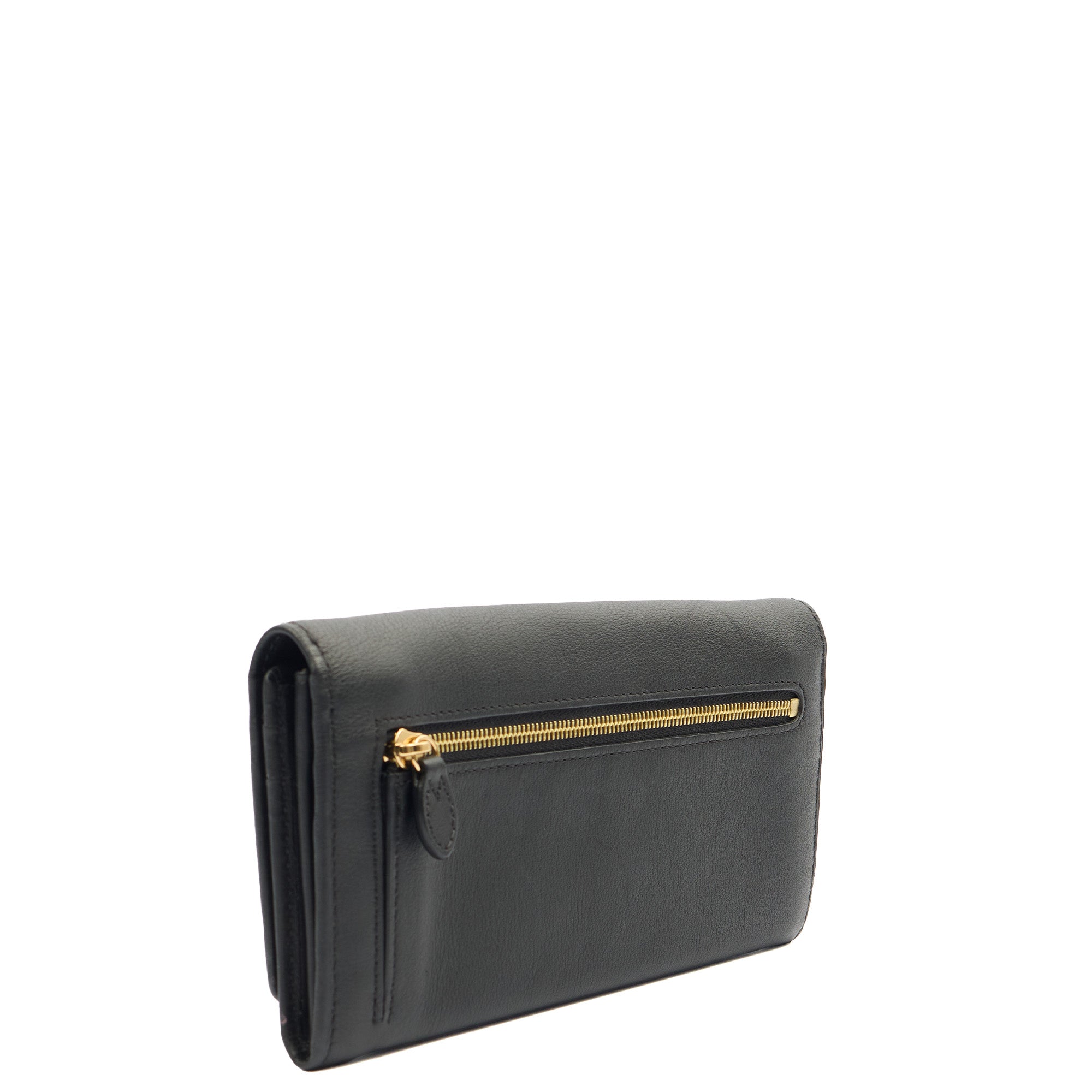 Mulberry Wallet Wallet in Black, Calfskin Leather