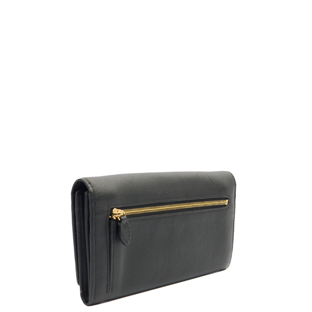 Mulberry Wallet Wallet in Black, Calfskin Leather