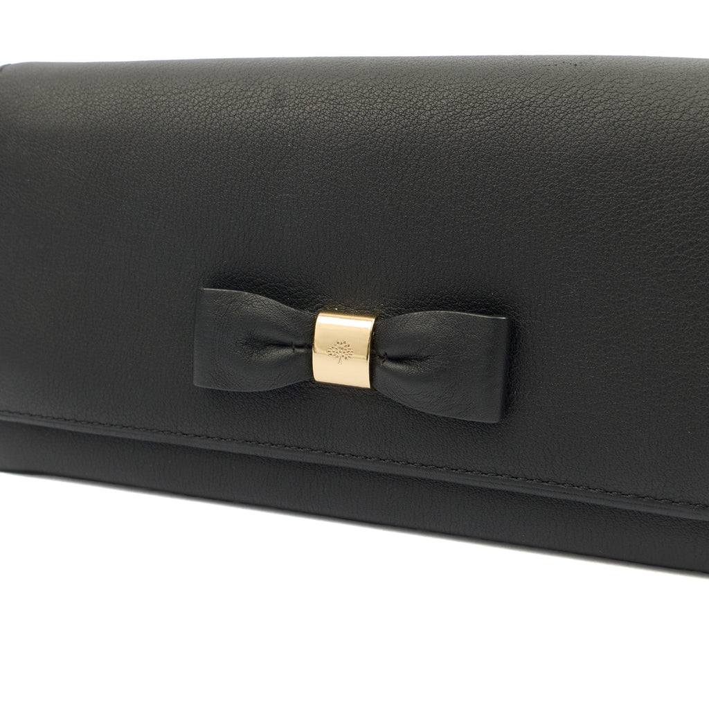 Mulberry Wallet Wallet in Black, Calfskin Leather