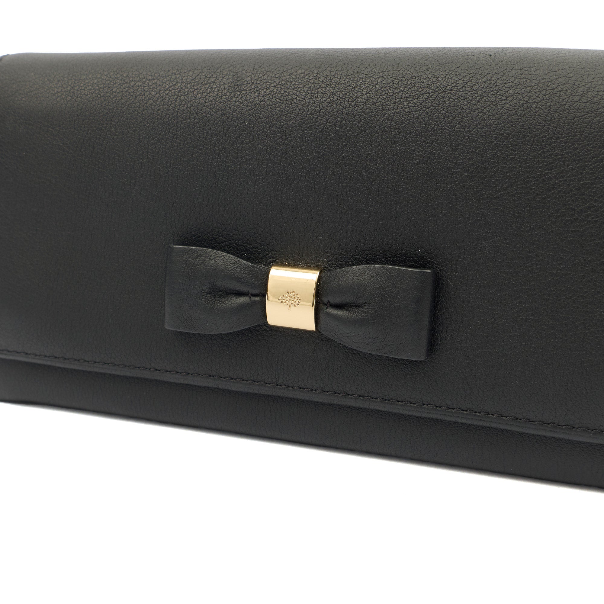 Mulberry Wallet Wallet in Black, Calfskin Leather