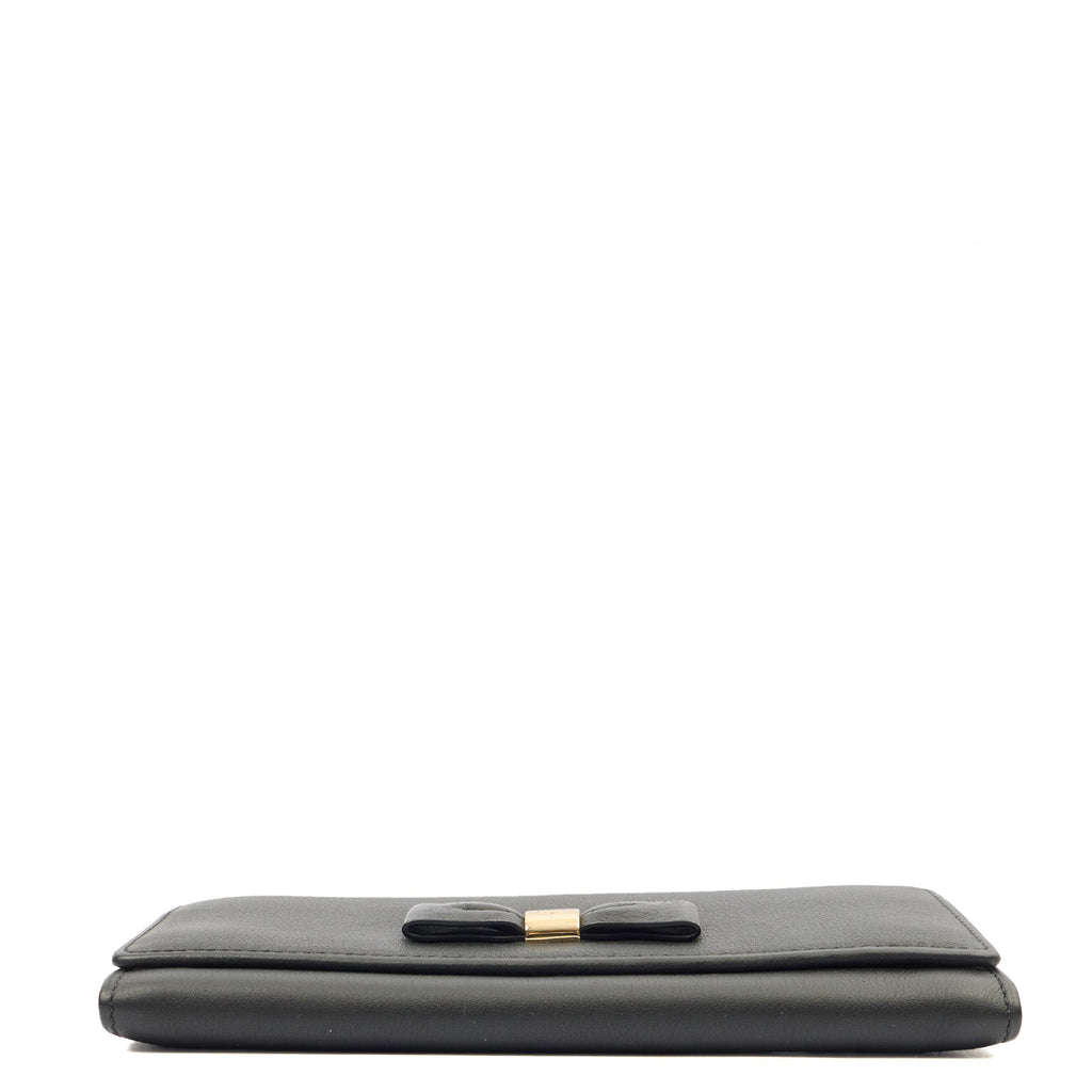 Mulberry Wallet Wallet in Black, Calfskin Leather