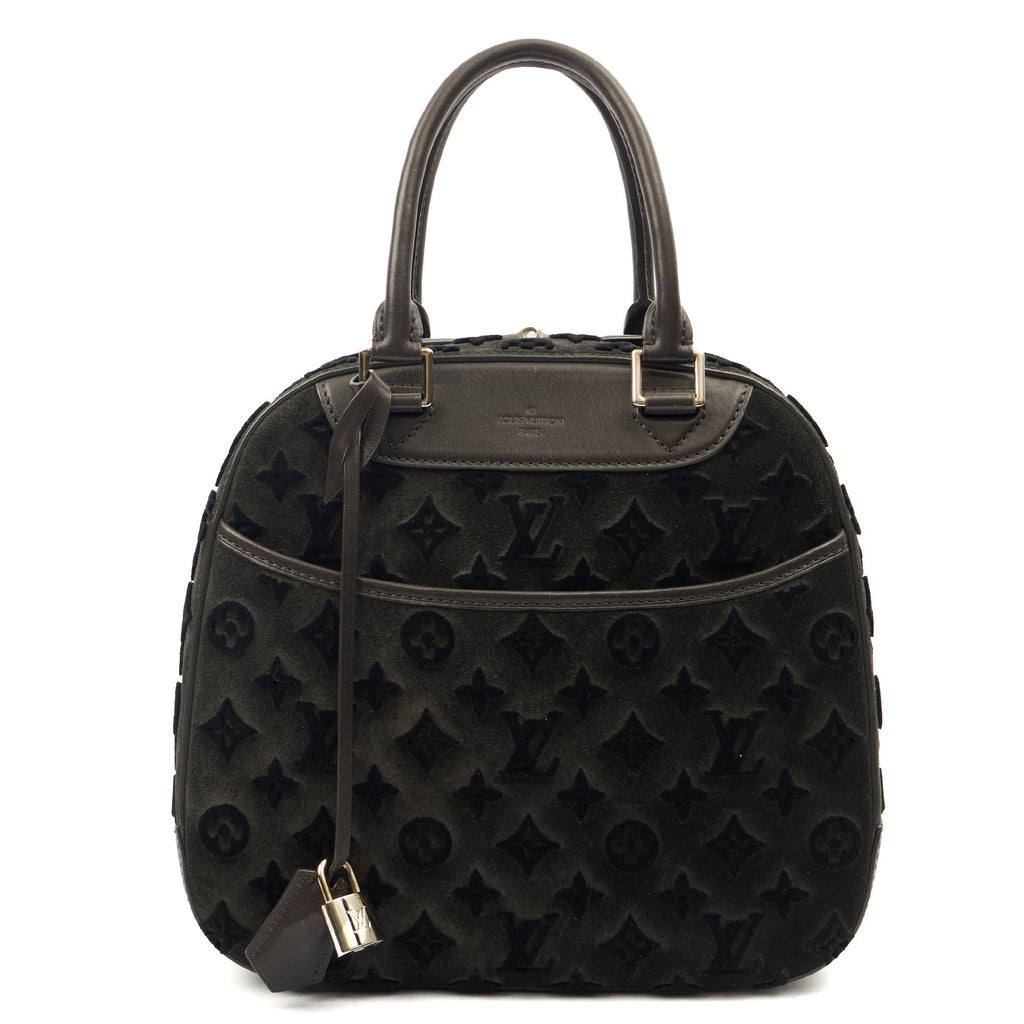 Louis Vuitton Tote Deauville in Black, Canvas