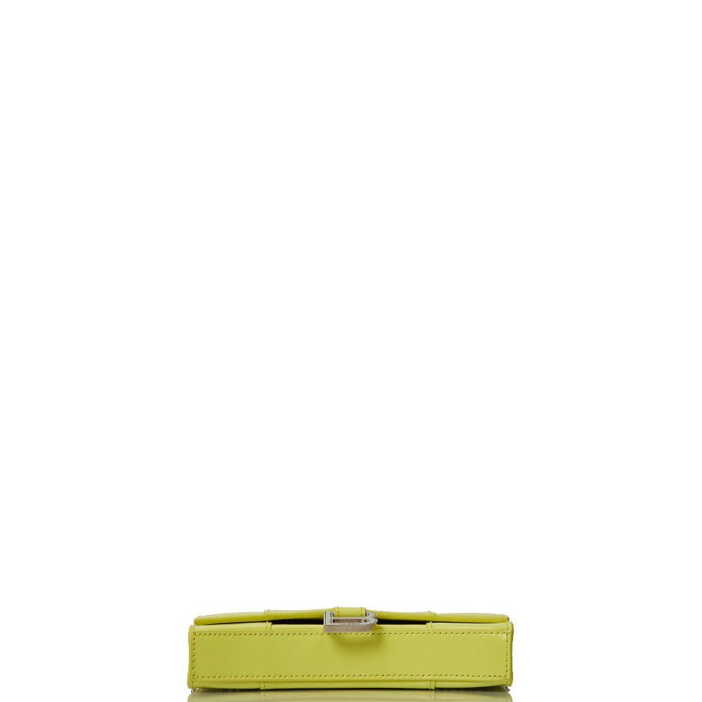Balenciaga Mini Bag Hourglass Wallet on Chain in Green, Leather
