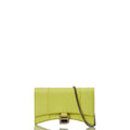 Balenciaga Mini Bag Hourglass Wallet on Chain in Green, Leather