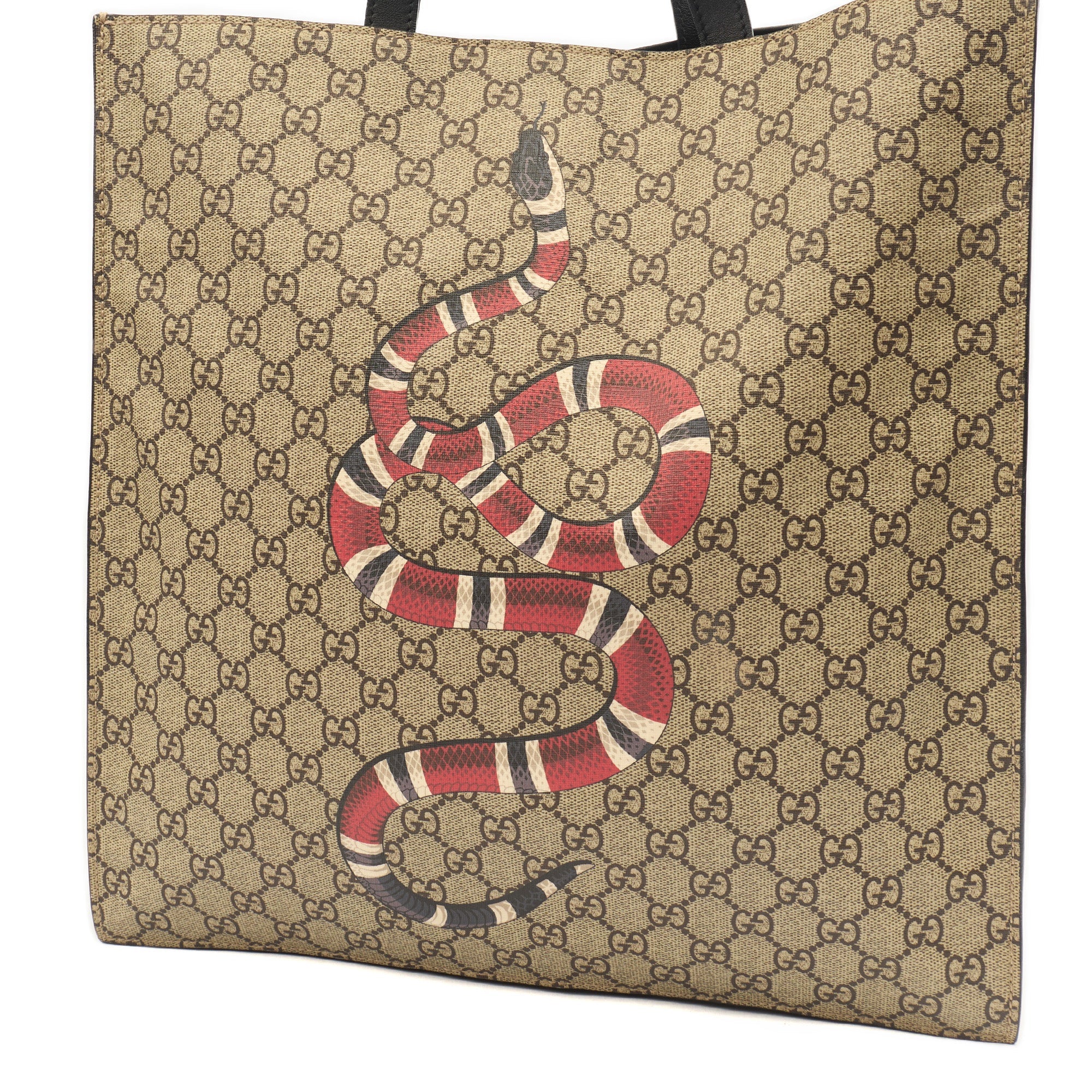 Gucci Tote Tote in GG Supreme, Leather