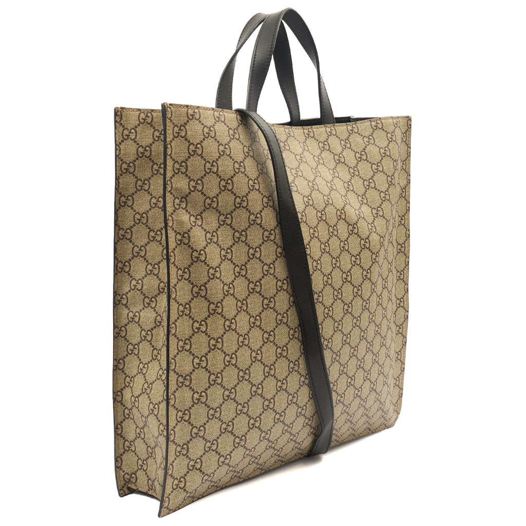Gucci Tote Tote in GG Supreme, Leather