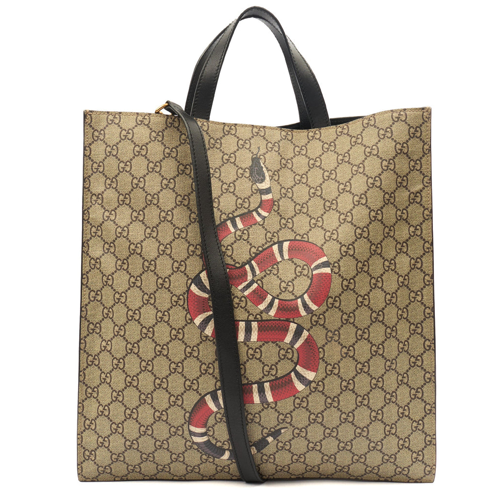 Gucci Tote Tote in GG Supreme, Leather