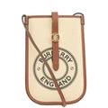 Burberry Cross Body 55s Phone Case in White, Fabric