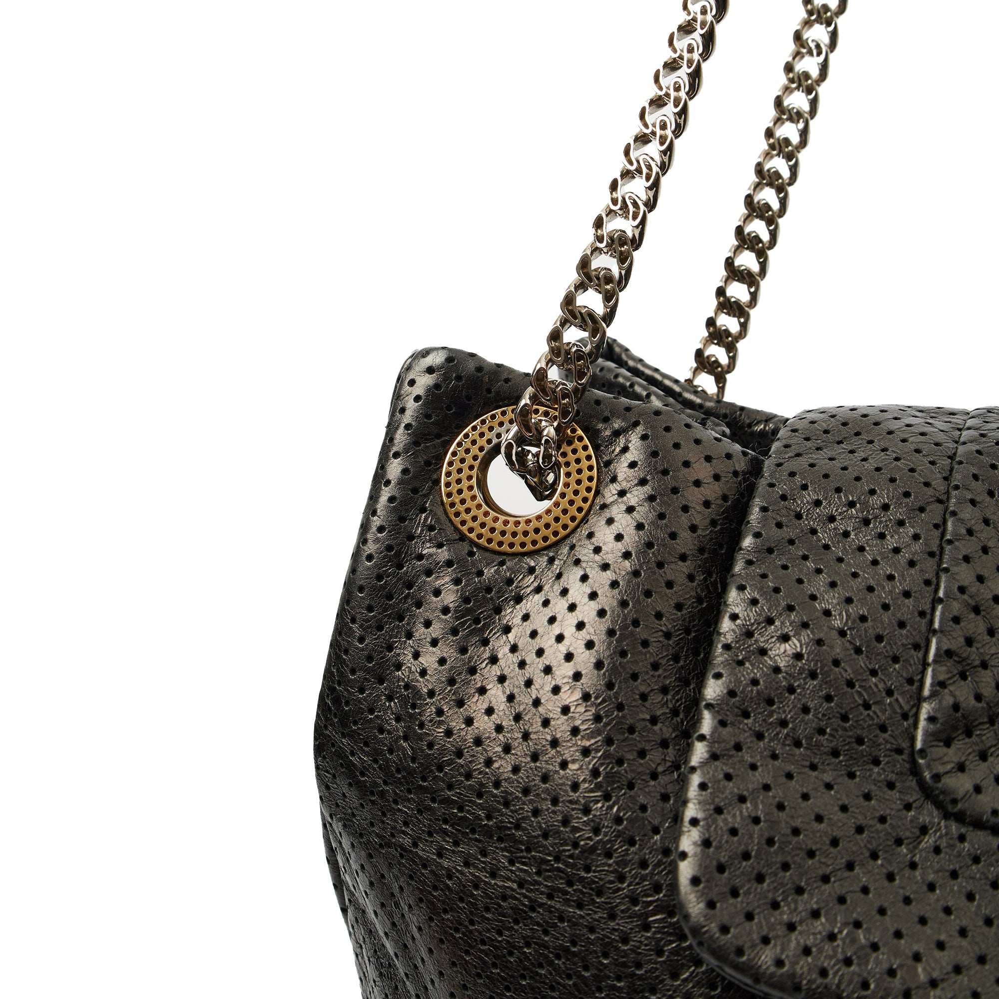 Chanel Shoulder Bag Drill Tote - Large in Black, Leather