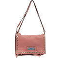 Prada Cross Body Buckle Tote  in Pink, Calfskin