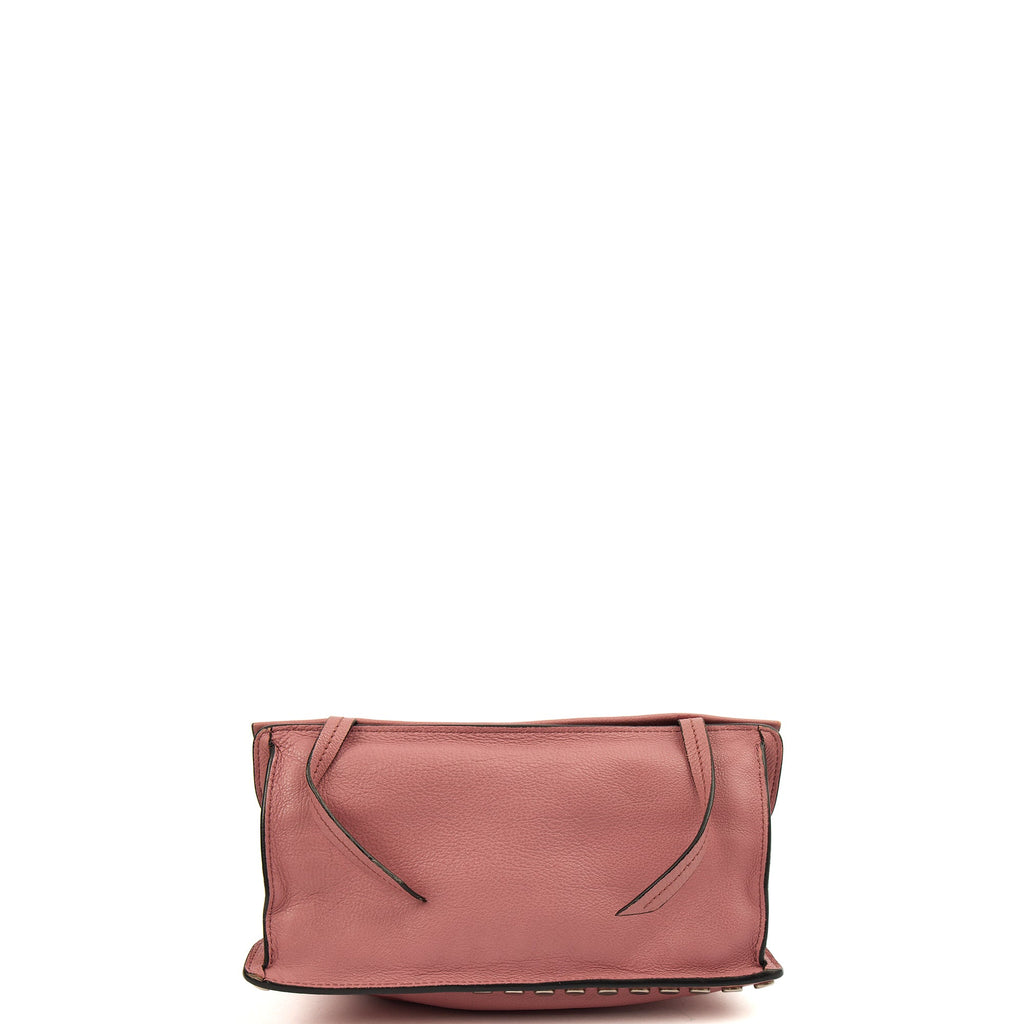 Prada Cross Body Buckle Tote  in Pink, Calfskin
