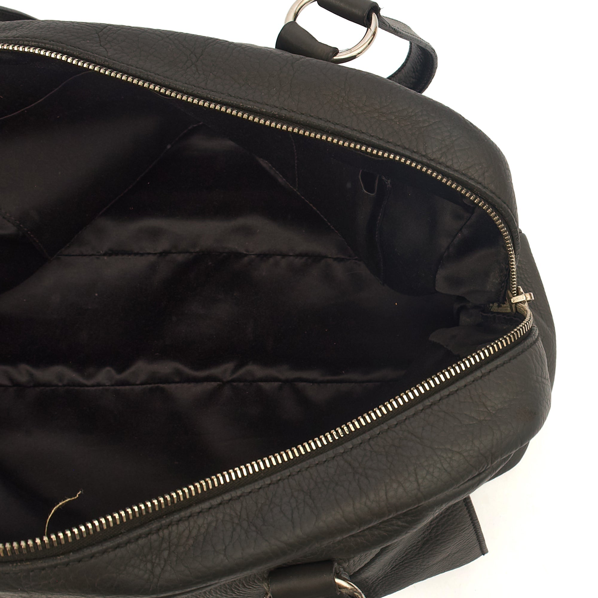 Saint Laurent Tote Tote in Dark Green, Calfskin Leather