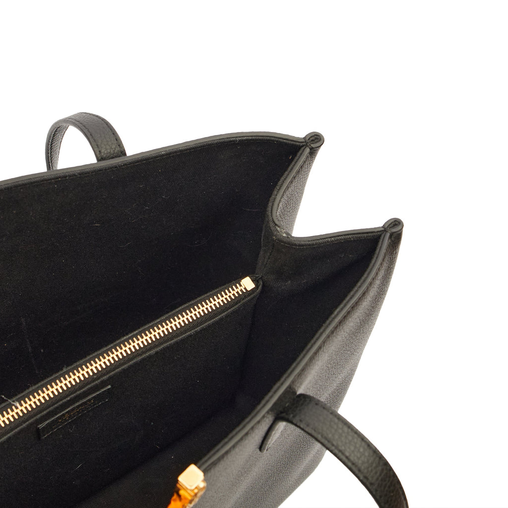 Versace Tote Virtus in Black, Leather