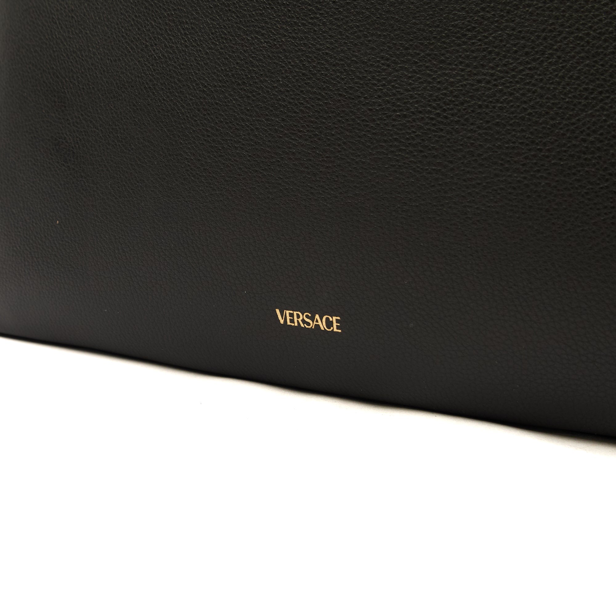 Versace Tote Virtus in Black, Leather