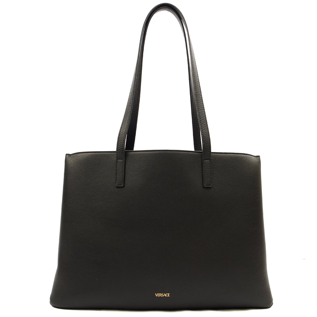 Versace Tote Virtus in Black, Leather