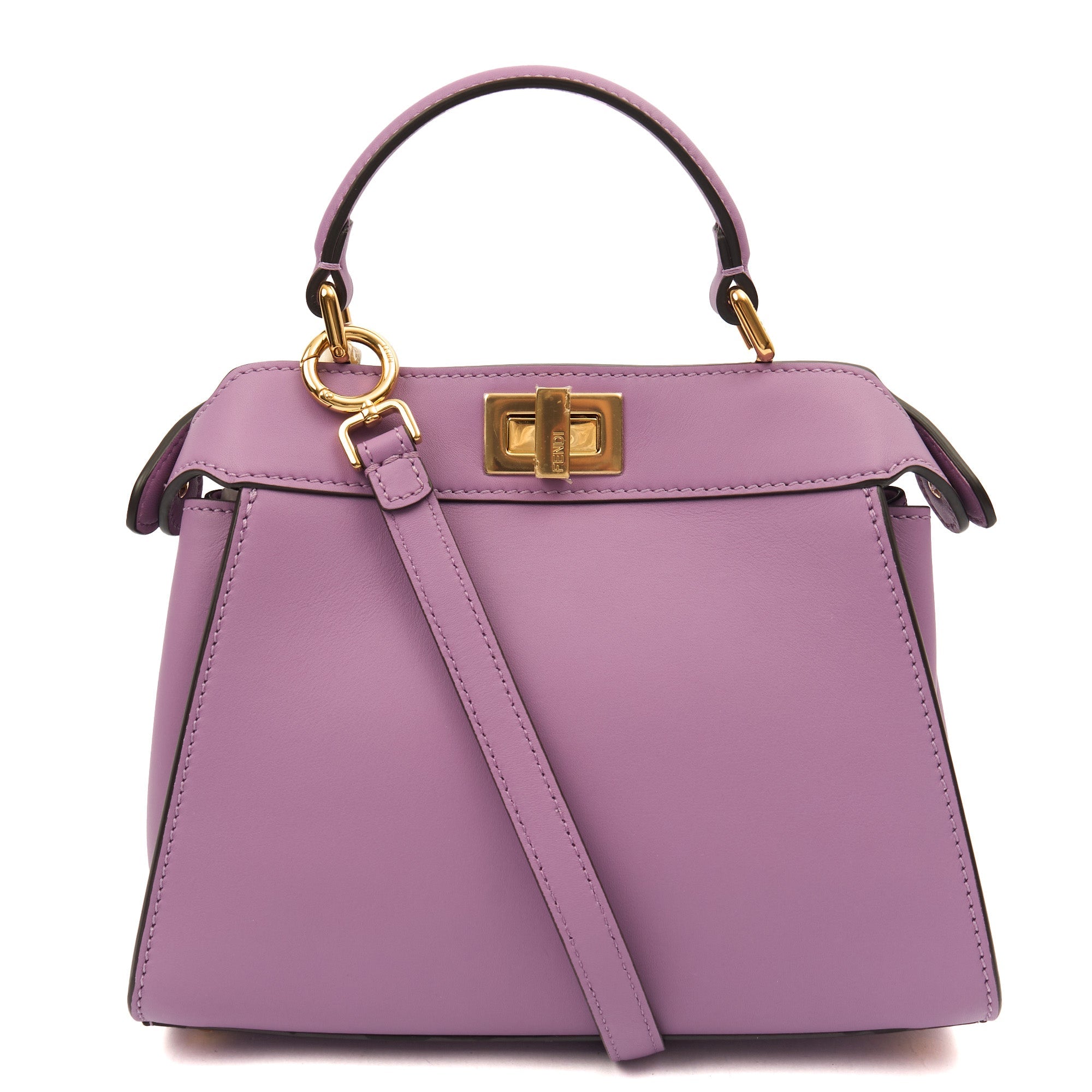 Fendi Cross Body Peekaboo Iseeu - Small in Purple, Leather