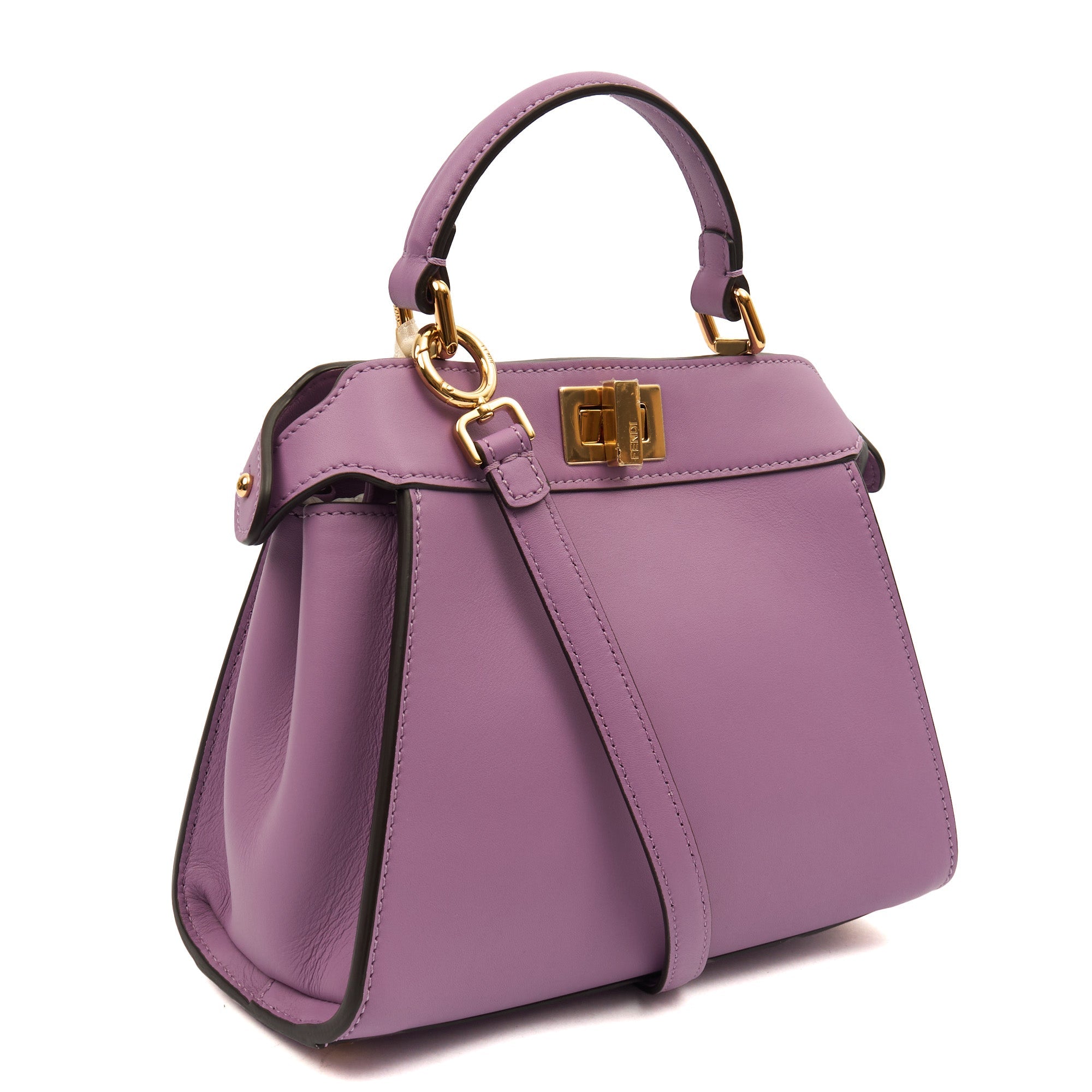 Fendi Cross Body Peekaboo Iseeu - Small in Purple, Leather