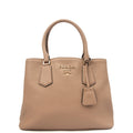 Prada Tote Double Tote - Medium in Powder Pink, Calfskin