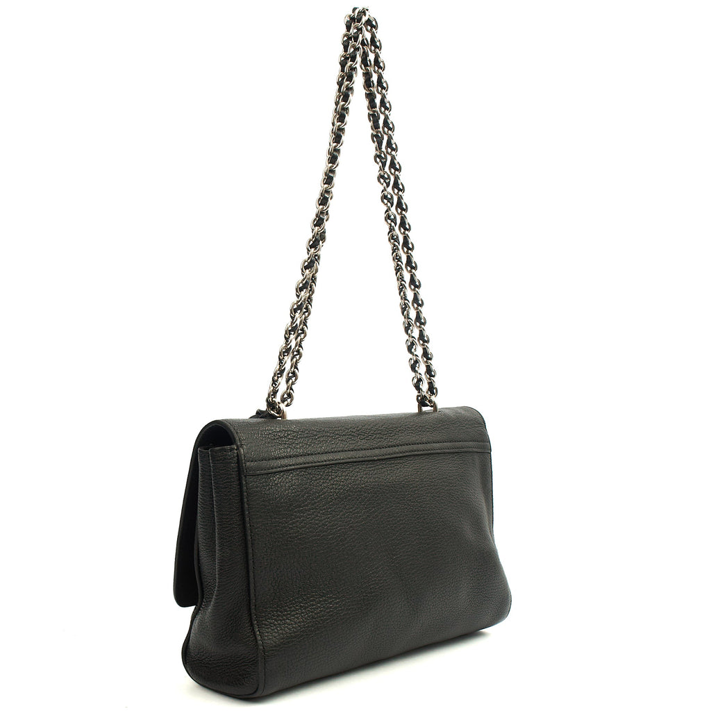 Mulberry Cross Body Lily - Large in Black, Leather