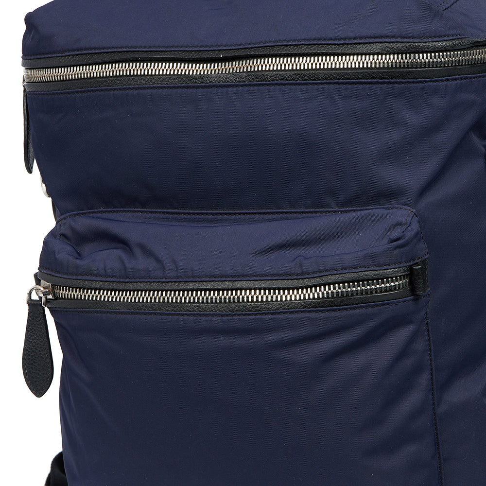 Burberry Backpack in Blue, Canvas