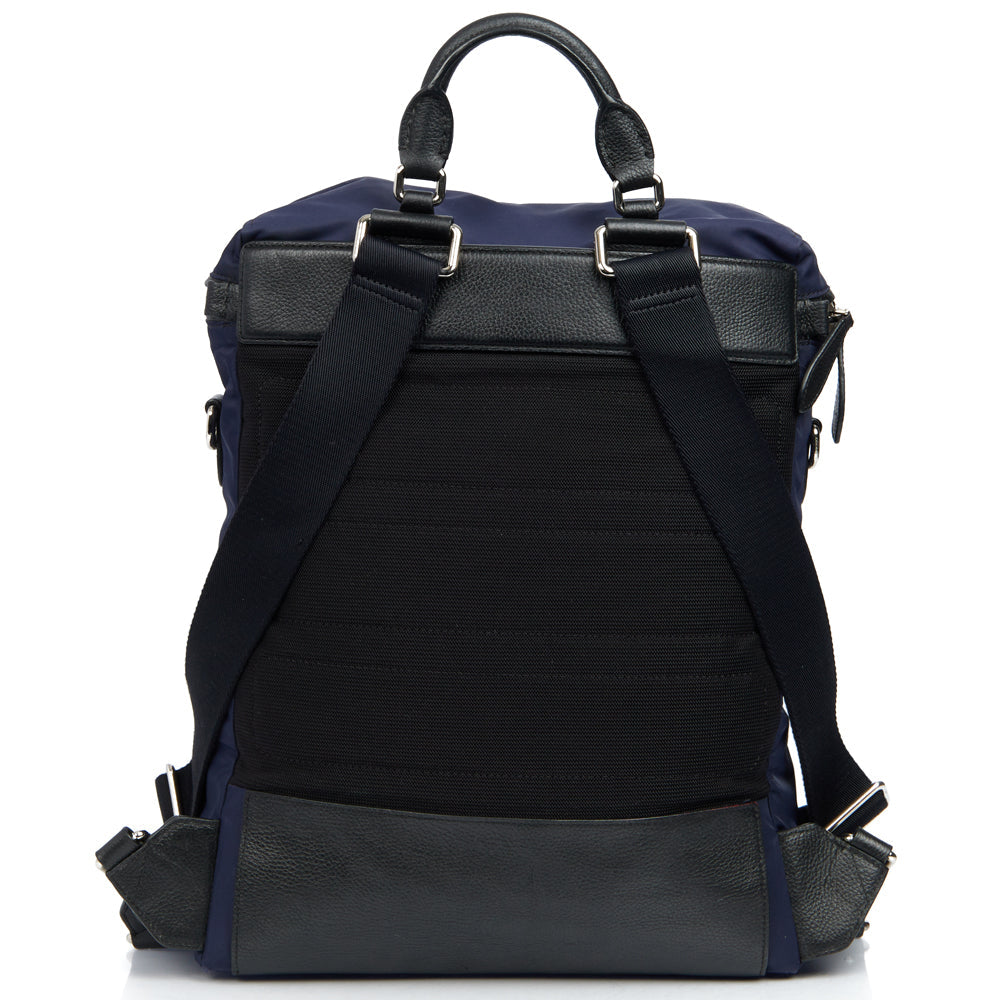 Burberry Backpack in Blue, Canvas