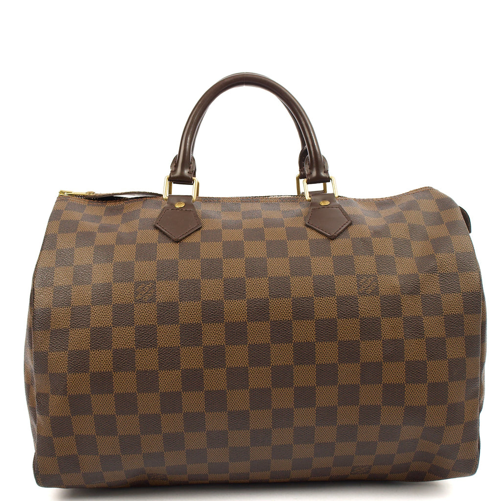 Louis Vuitton Tote Speedy 35 in Damier Ebene, Canvas