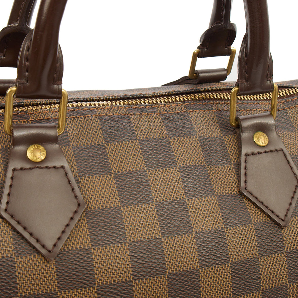 Louis Vuitton Tote Speedy 35 in Damier Ebene, Canvas