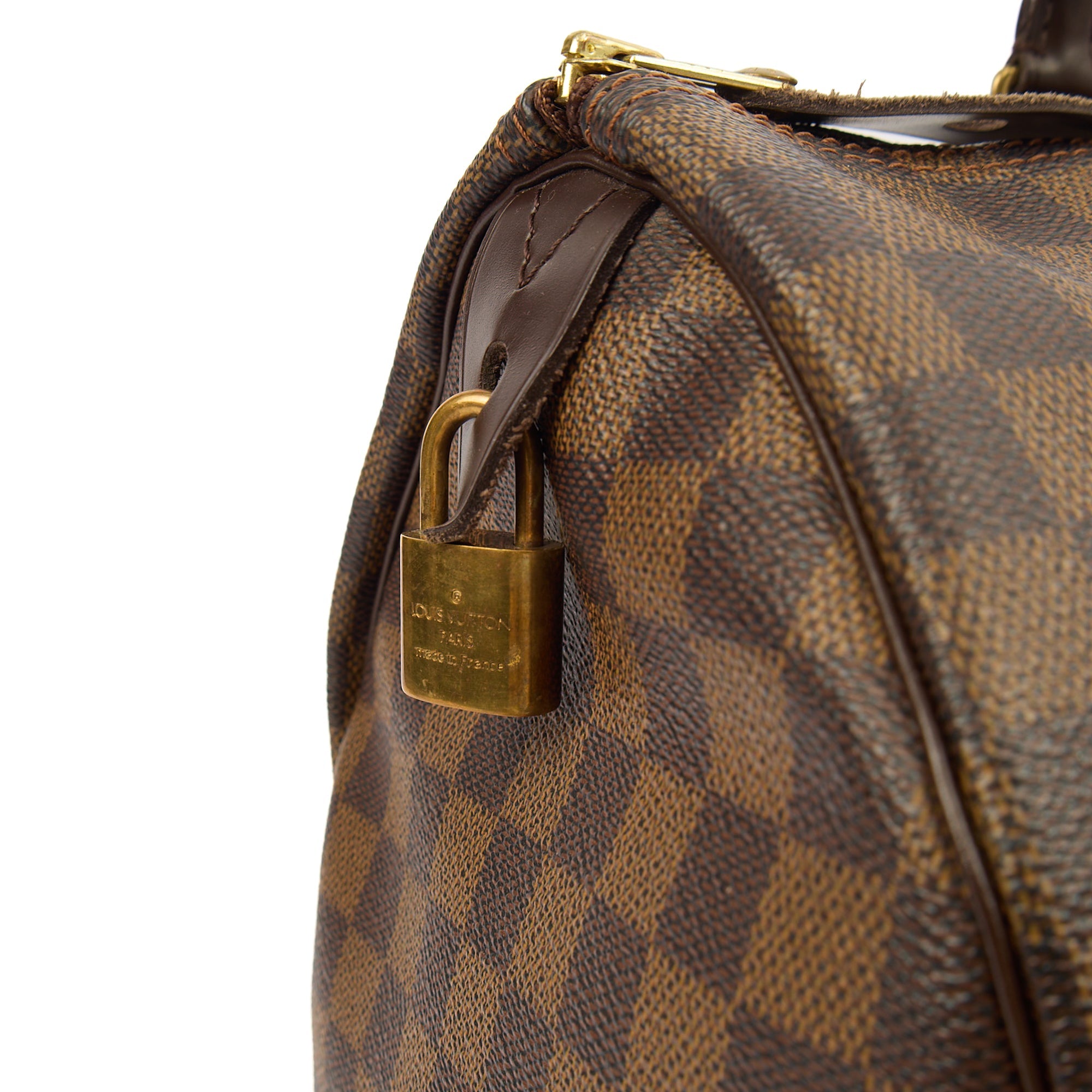 Louis Vuitton Tote Speedy 35 in Damier Ebene, Canvas