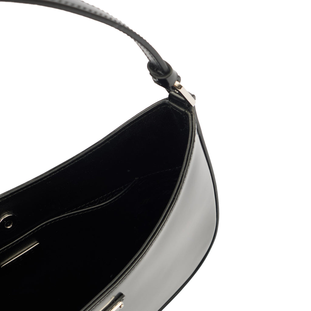 Prada Shoulder Bag Cleo Shoulder Bag in Black, Patent Leather