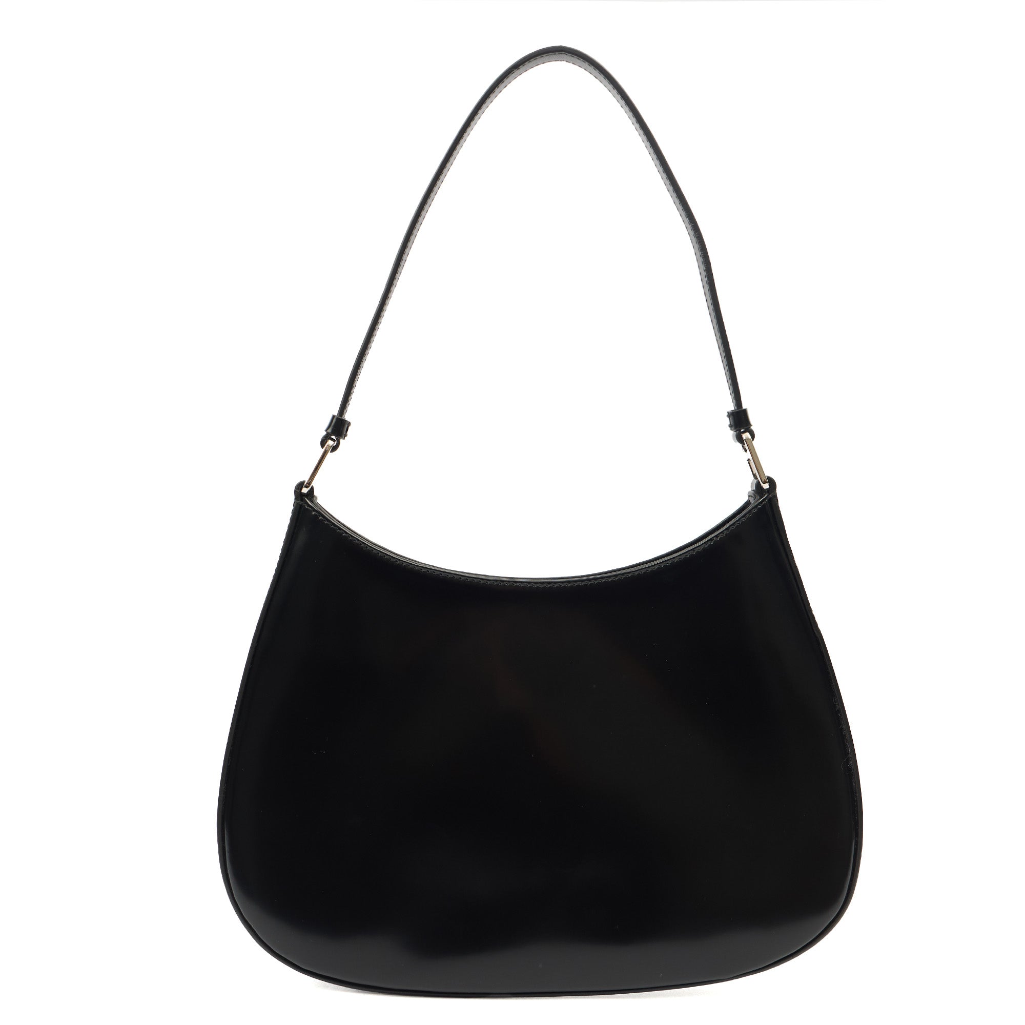 Prada Shoulder Bag Cleo Shoulder Bag in Black, Patent Leather