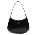 Prada Shoulder Bag Cleo Shoulder Bag in Black, Patent Leather