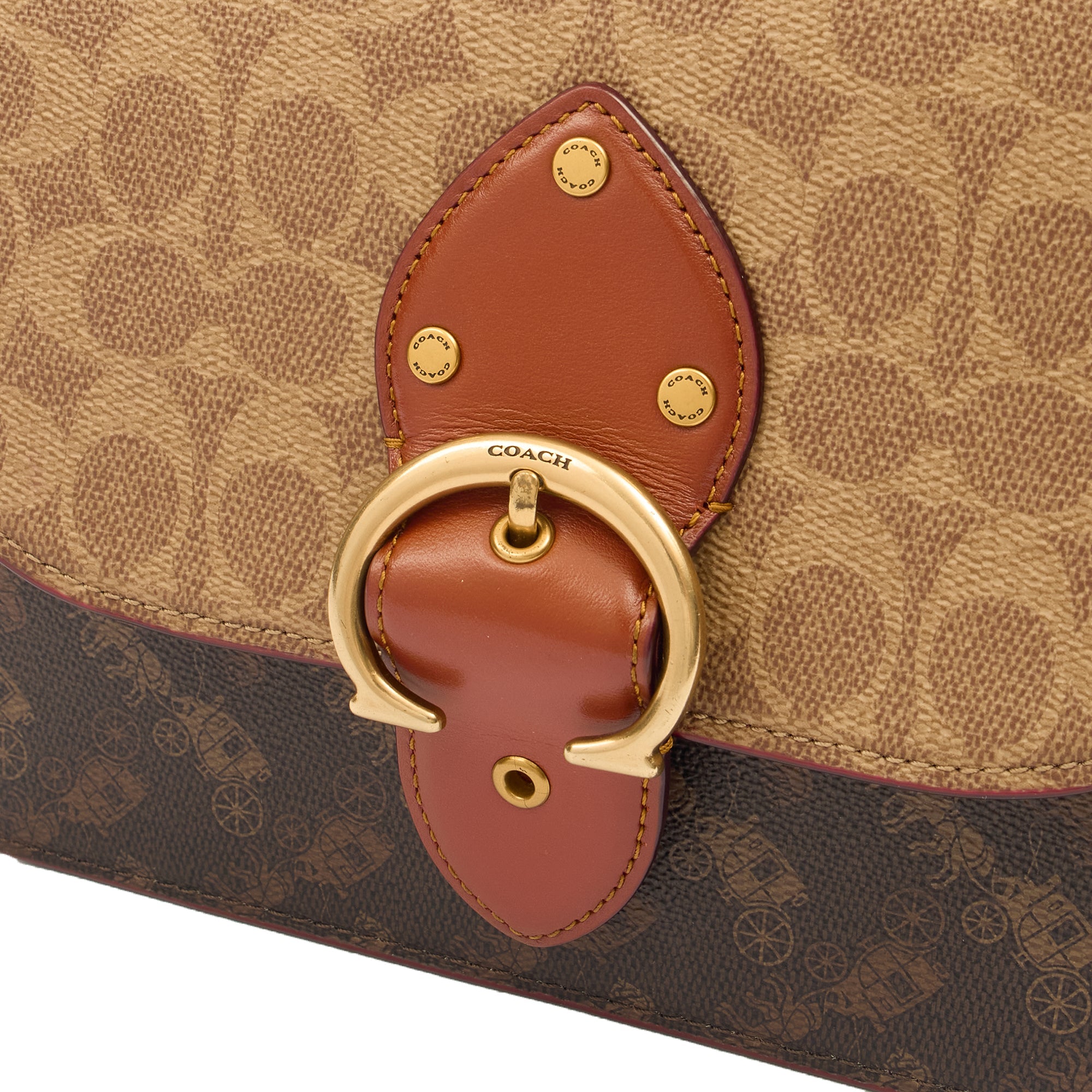 Coach Cross Body Beat in Brown, Leather