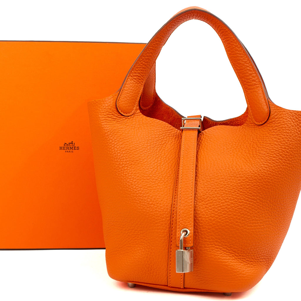 Hermes Top Handle Picotin Lock 18 in invalid, Leather
