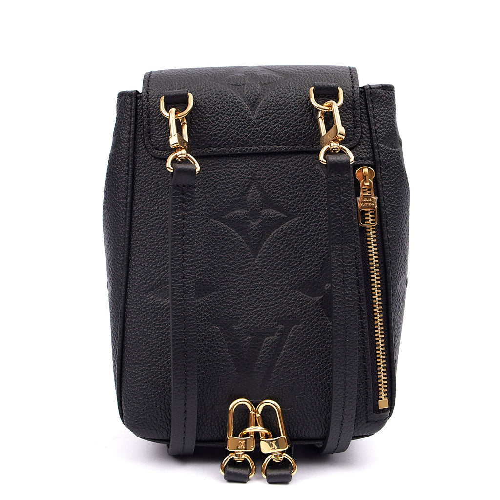 Louis Vuitton Mini Backpack Spring In The City Backpack - Tiny in Black, Empreinte Leather
