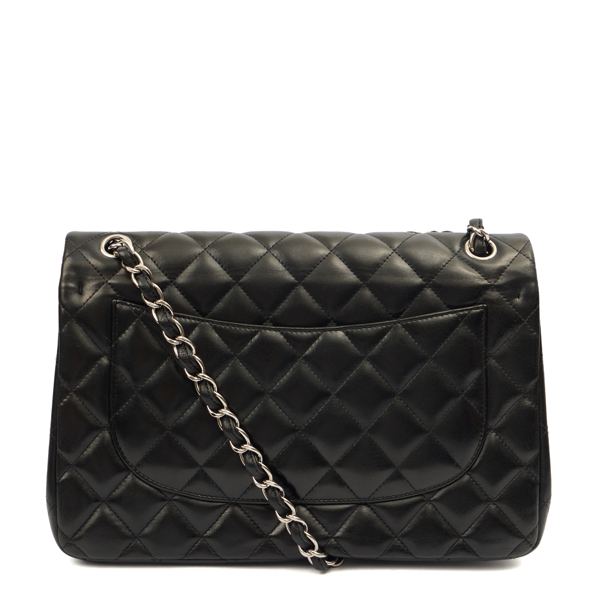 Chanel Shoulder Bag Classic Double Flap - Large in invalid, Lambskin Leather