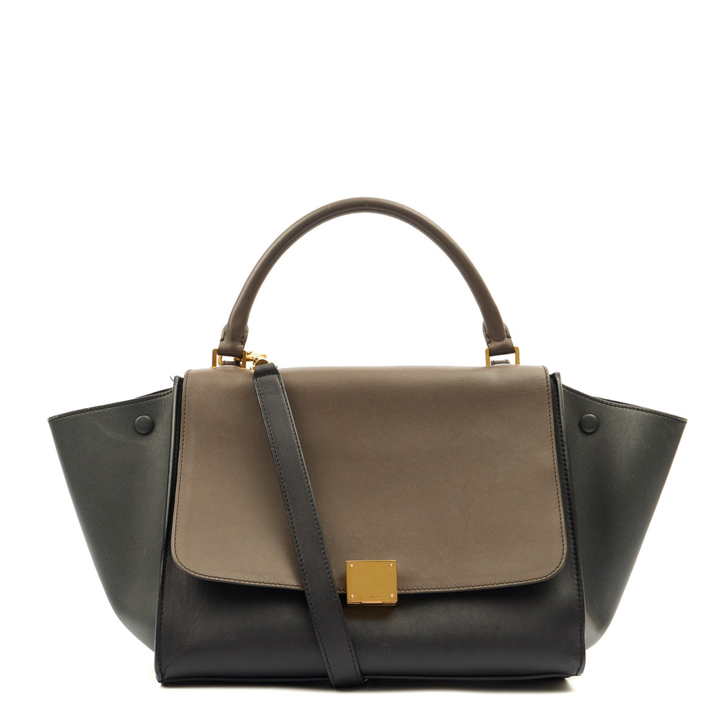 Celine Top Handle Trapeze - Medium in Multi, Leather