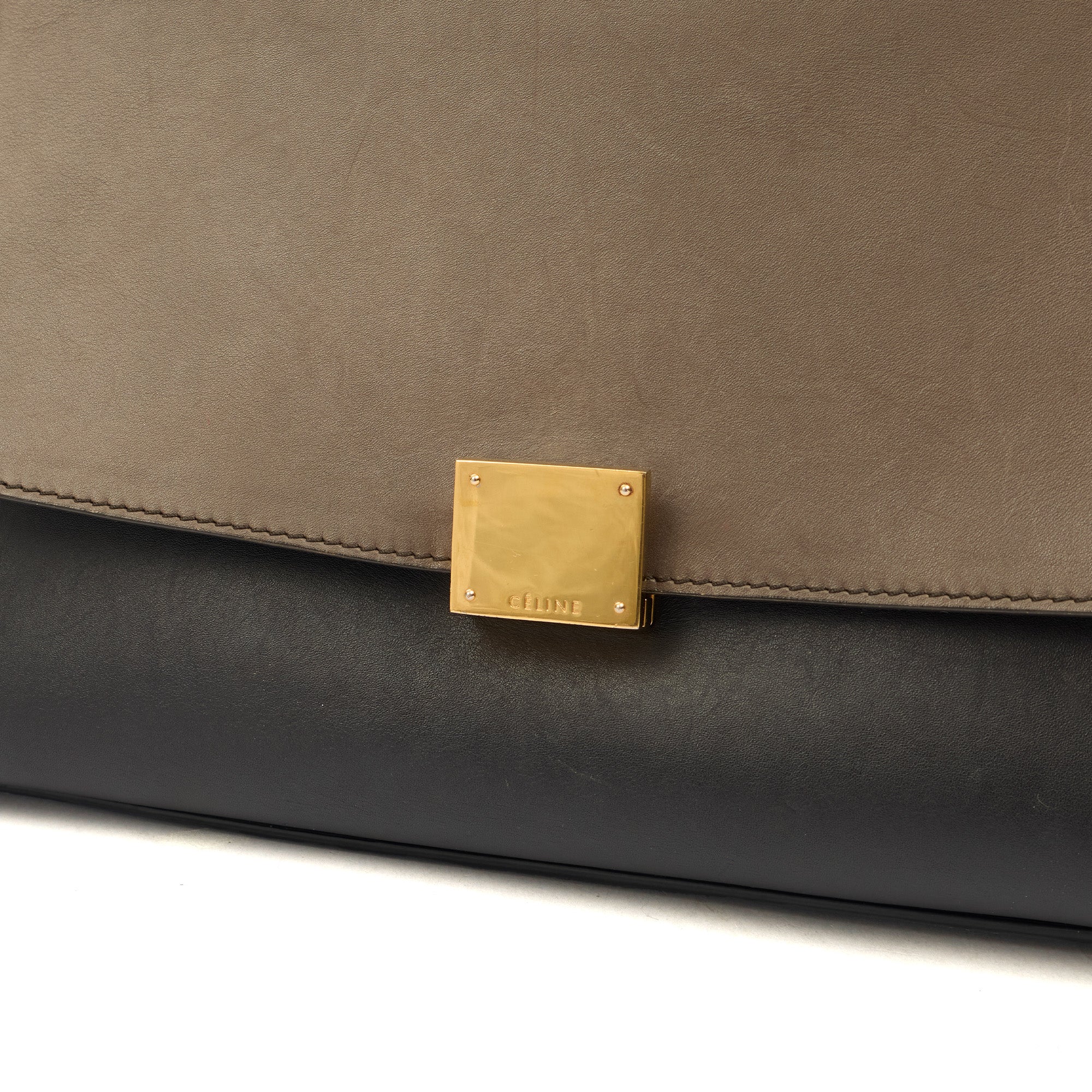 Celine Top Handle Trapeze - Medium in Multi, Leather