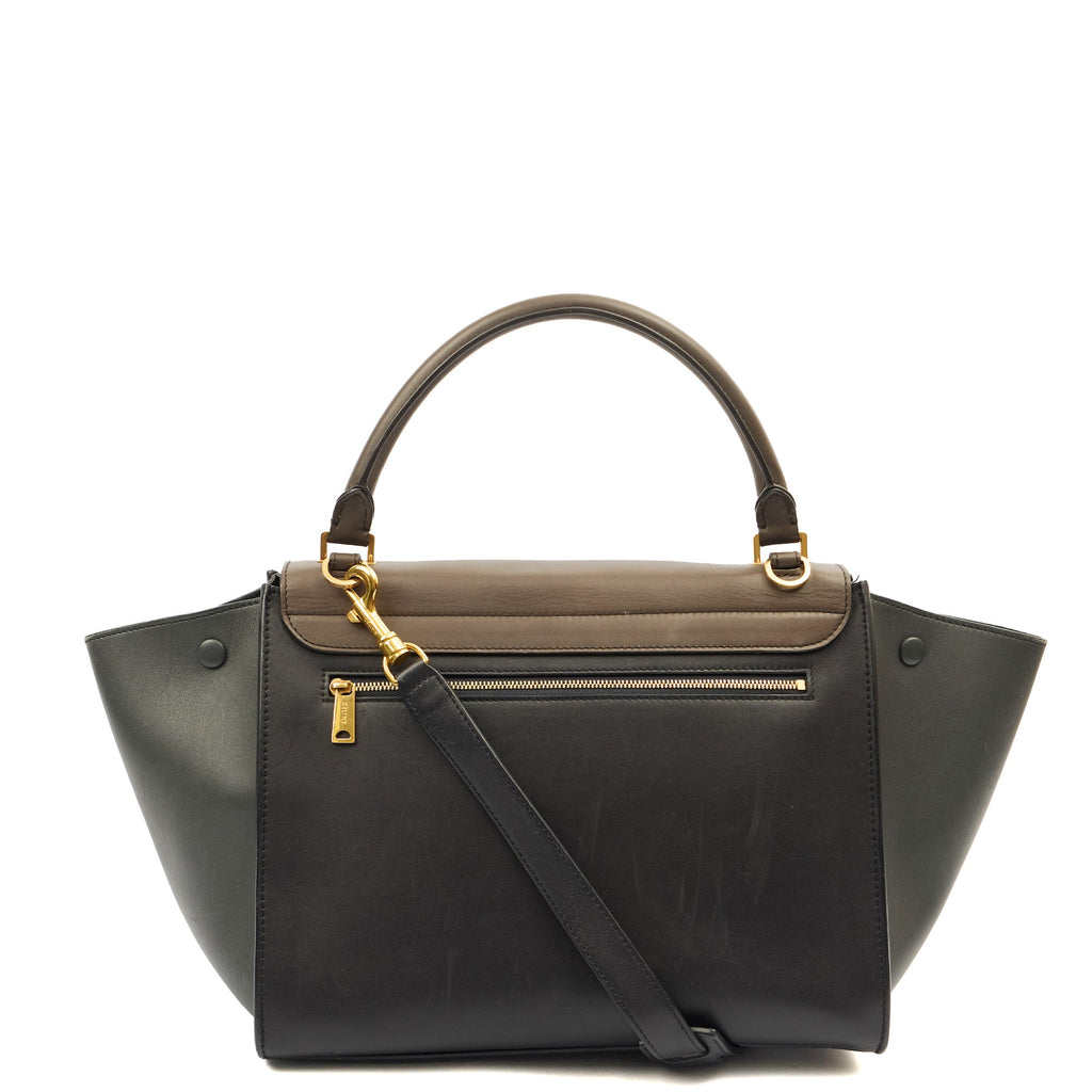Celine Top Handle Trapeze - Medium in Multi, Leather