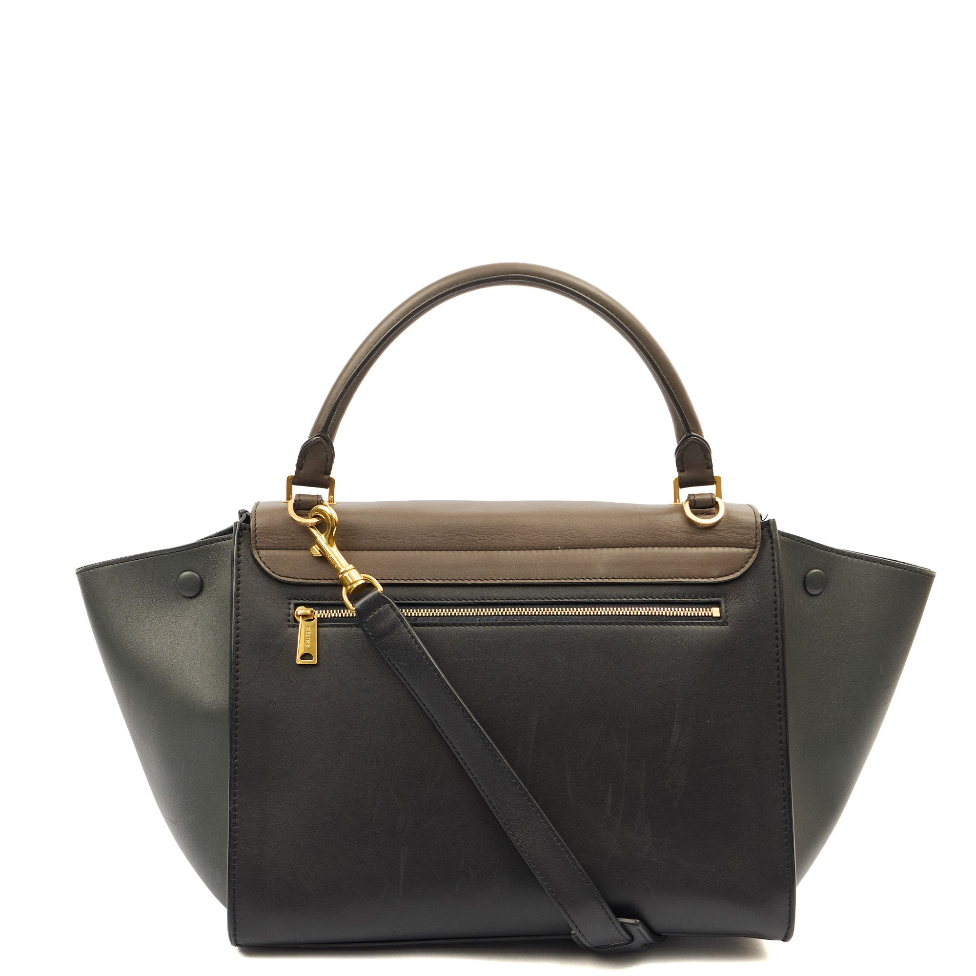 Celine Top Handle Trapeze - Medium in Multi, Leather