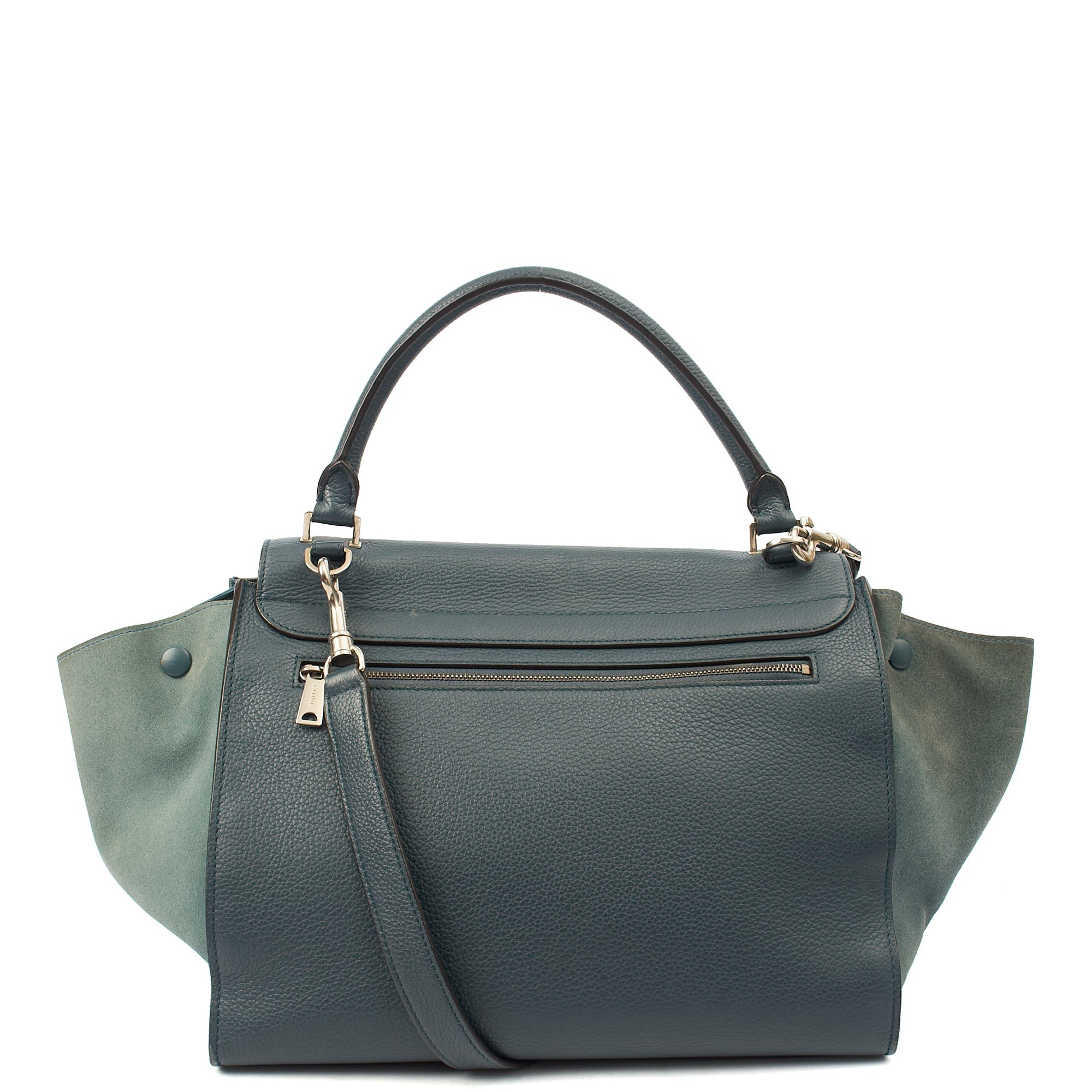 Celine Shoulder Bag Trapeze - Large in Blue, Leather